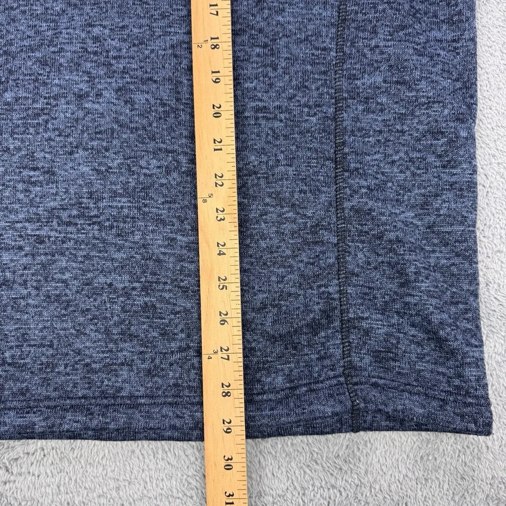 Eddie Bauer Fleece 1/4 Zip Sweater Men 2XL Blue Better Sweater‎ L/S